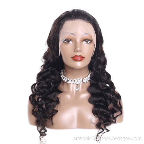 Factory Supplier Cheap Body Wave 13X6 Swiss Lace Frontal Wig Raw Brazilian Virgin Afro Human Hair Lace Front Wig For Black Women